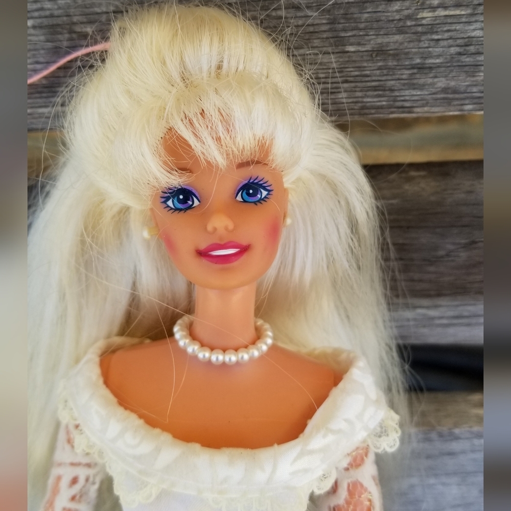 Bridal Barbie Doll in Wedding Gown